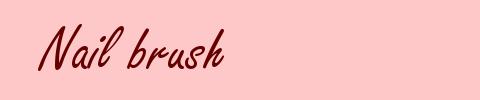 Nail brush